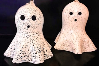 Ghostly Halloween Ornaments (One Day Glassblowing)